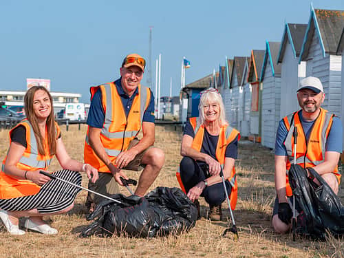 Shoebury litter picking