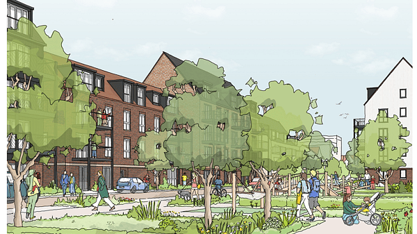 Media 2640 billet road plans approved cgi street scene