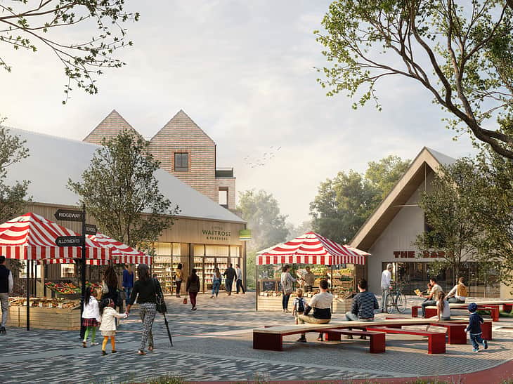 Waitrose CGI Springtsead Village