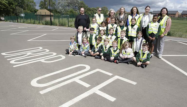 Oxenden Park car park handover