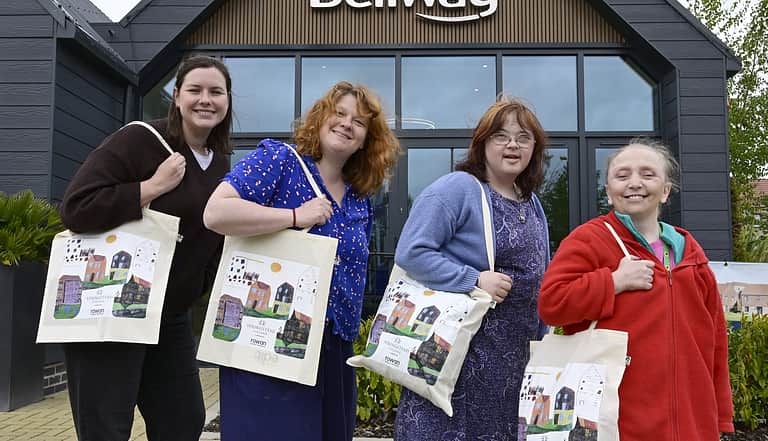 Rowan charity handover