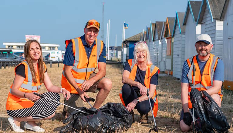 Shoebury litter picking