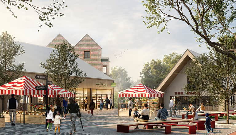 Waitrose CGI Springtsead Village