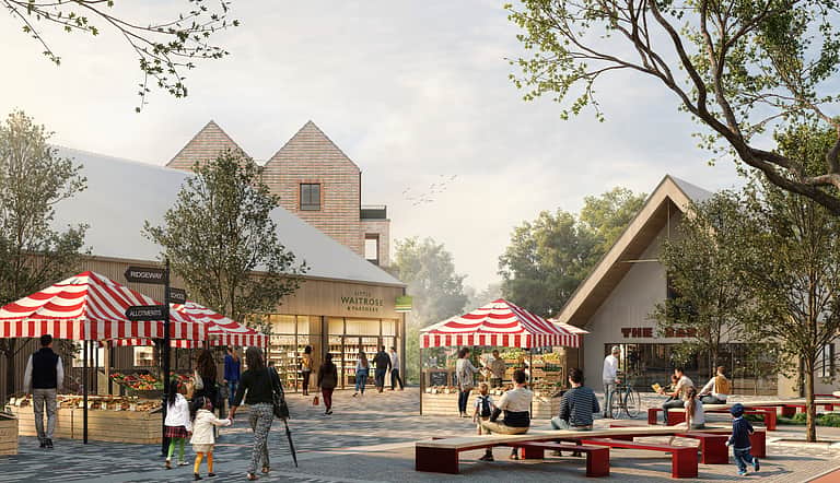Waitrose CGI Springtsead Village