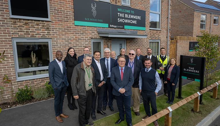 Media nuflydgt roe wood park topping out ceremony