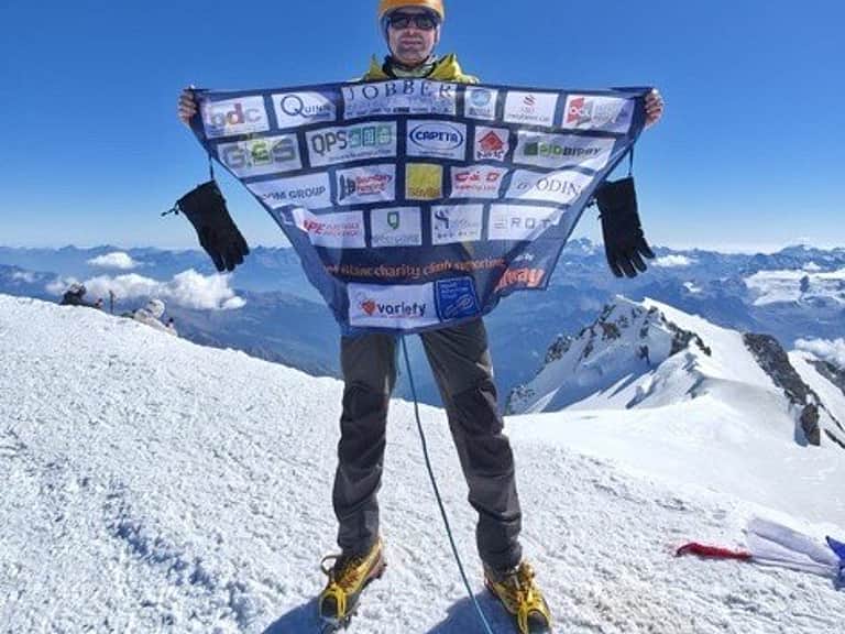 MD David Burns climbs Mont Blanc for charity